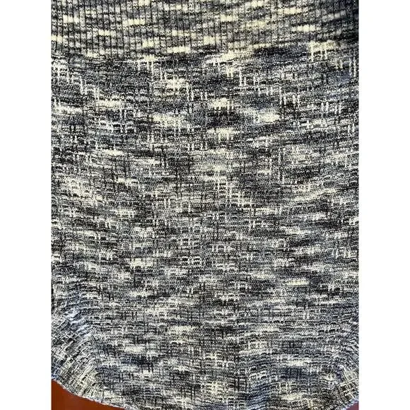 Drapes & Damons Quarter Zip Pullover Sweater Sz Mp Petite Blue White Knit Comfy - Picture 7 of 9